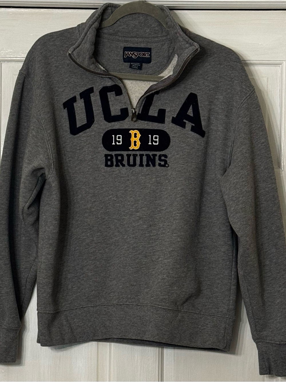 Jansport Navy and Maroon Logo Sweatshirt